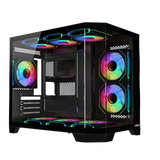  Thùng máy Magic Cubi M Pro - Black | Full M-ATX, AIO 360, không fan QSD 