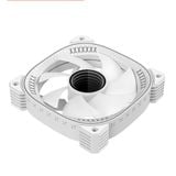  Quạt tản nhiệt PC Coolmoon TY1 RGB | Fan lẻ 120mm, ARGB, Trắng 