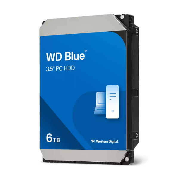  Ổ cứng HDD Western Digital Blue 6 TB | SATA III, 3.5" (WD60EZAX) 