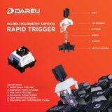  Bàn phím cơ Dare-U EK75 Rapid Trigger Black | Magnetic Switch 