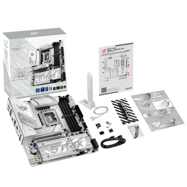  Mainboard ASUS ROG Strix B860-G Gaming Wifi DDR5 | LGA 1700, mATX, 4 khe RAM 