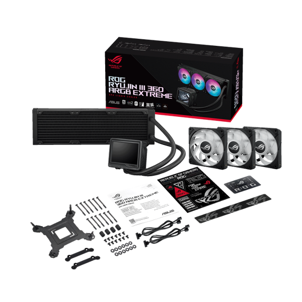  Tản nhiệt nước ASUS ROG RYUJIN III 360 | ARGB Display, Trắng 