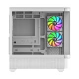  Thùng máy Case Thermaltake View 290 TG ARGB Snow | Trắng, sẵn 3 fan ARGB (CA-11G-00M6WN-00) 