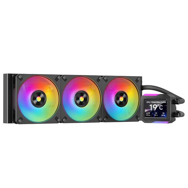  Tản nhiệt nước Leopard Astroshell 360 V2 Black | ARGB Display, Đen 