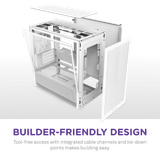  Thùng máy Case NZXT H3 Flow - Trắng (CC-H31FW-01) 