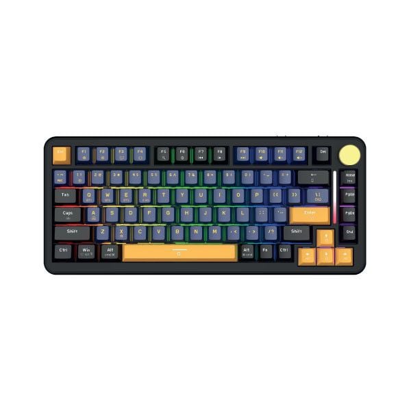  Bàn phím cơ gaming E-Dra EK375W | 3 Mode, TKL, Linear Switch, RGB, Black 