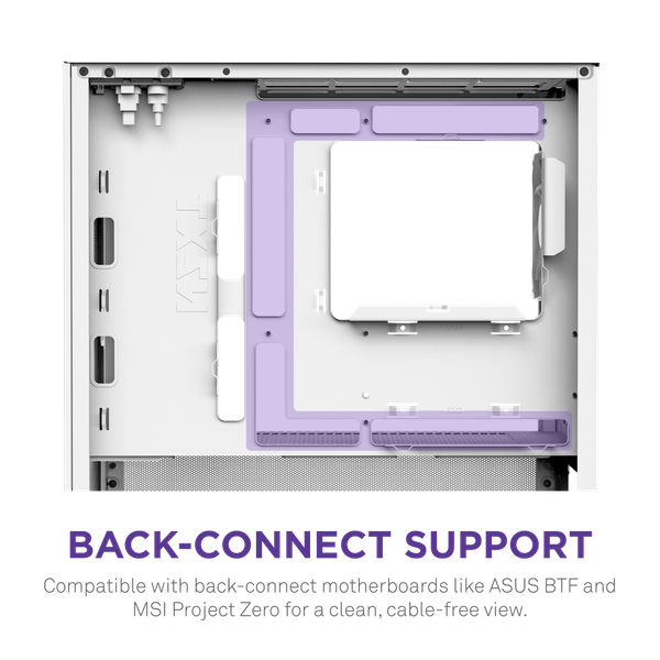  Thùng máy Case NZXT H3 Flow - Trắng (CC-H31FW-01) 
