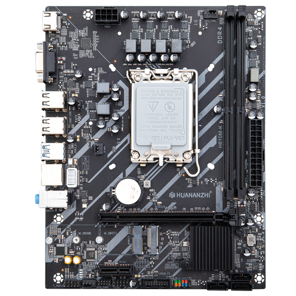  Mainboard Huananzhi H610M-K DDR4 | LGA 1700, mATX, 2 khe RAM 