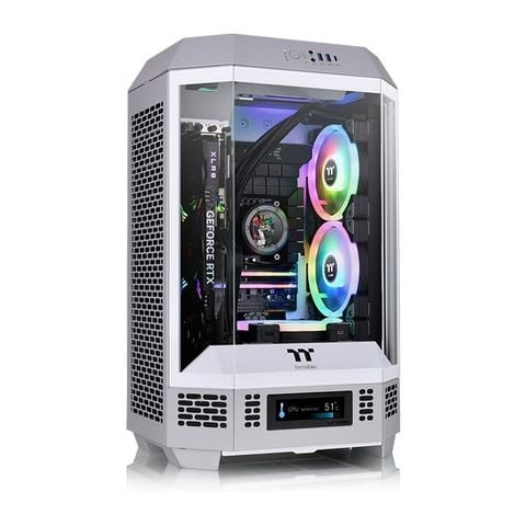Thùng máy Thermaltake Tower 300 LimeStone M-ATX | Sẵn 2 fan 14cm