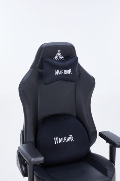  Ghế gaming WARRIOR Immortal WGC225 | Đen, 150kg, Chân xoay, Da PU 