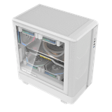  Thùng máy Case DarkFlash DB330M M-ATX | Mặt lưới, trắng 