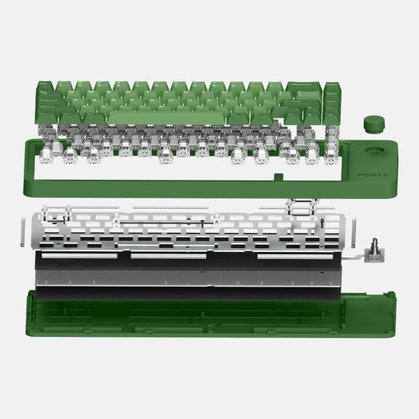  Bàn phím cơ gaming Mikit M65 Evergreen | 3 Mode, Mini, Linear Switch, RGB 