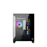  Thùng máy Xigmatek Aqua M Nano 3GF - Black | Kèm sẵn 3 fan (EN45509) 