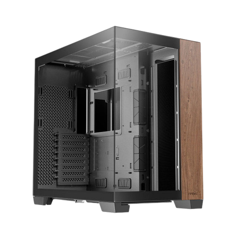 Thùng máy Case Antec C8 Wood ATX - Đen | Hồ cá
