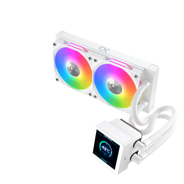 Tản nhiệt nước Xigmatek Alpha Connect 240 | ARGB, Trắng 