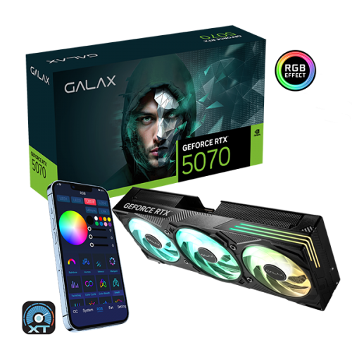  Card màn hình NVIDIA GeForce RTX 5070 GALAX EX Gamer 1-Click OC | 12GB GDDR7, 6144 CUDA, 650W 