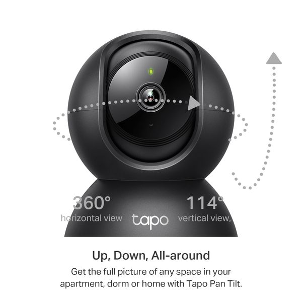  Camera WiFi trong nhà TP-Link Tapo C211 | 3MP, 2K, Hồng ngoại, 360°, Đàm thoại 