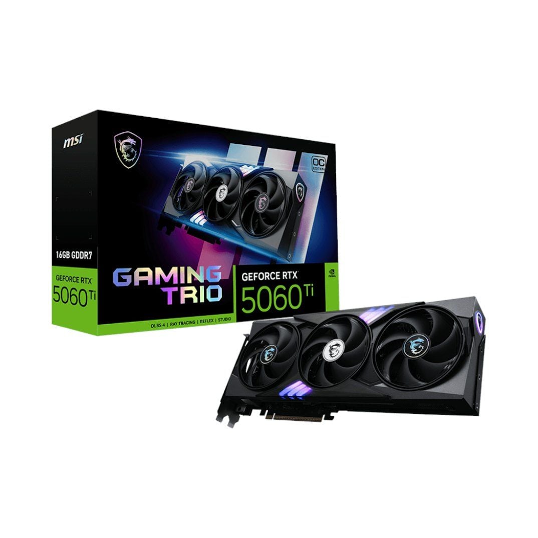 Card màn hình MSI RTX 5060 Ti Gaming Trio OC 16G