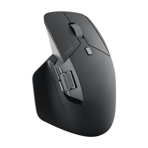  Chuột văn phòng Rapoo MT760 Mini | 3 mode, 3200 DPI, 80g, Đen 