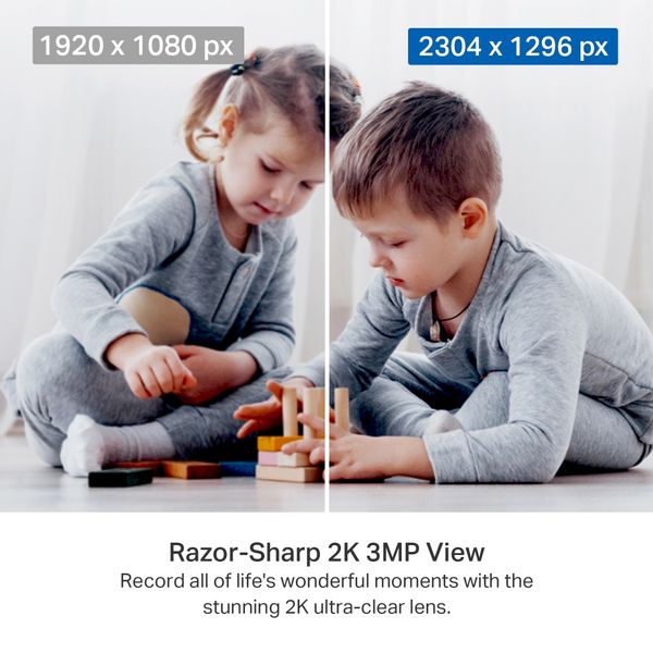  Camera WiFi trong nhà TP-Link Tapo C211 | 3MP, 2K, Hồng ngoại, 360°, Đàm thoại 