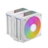  Tản nhiệt khí Leopard KF620 DGT White | ARGB Display, Trắng 
