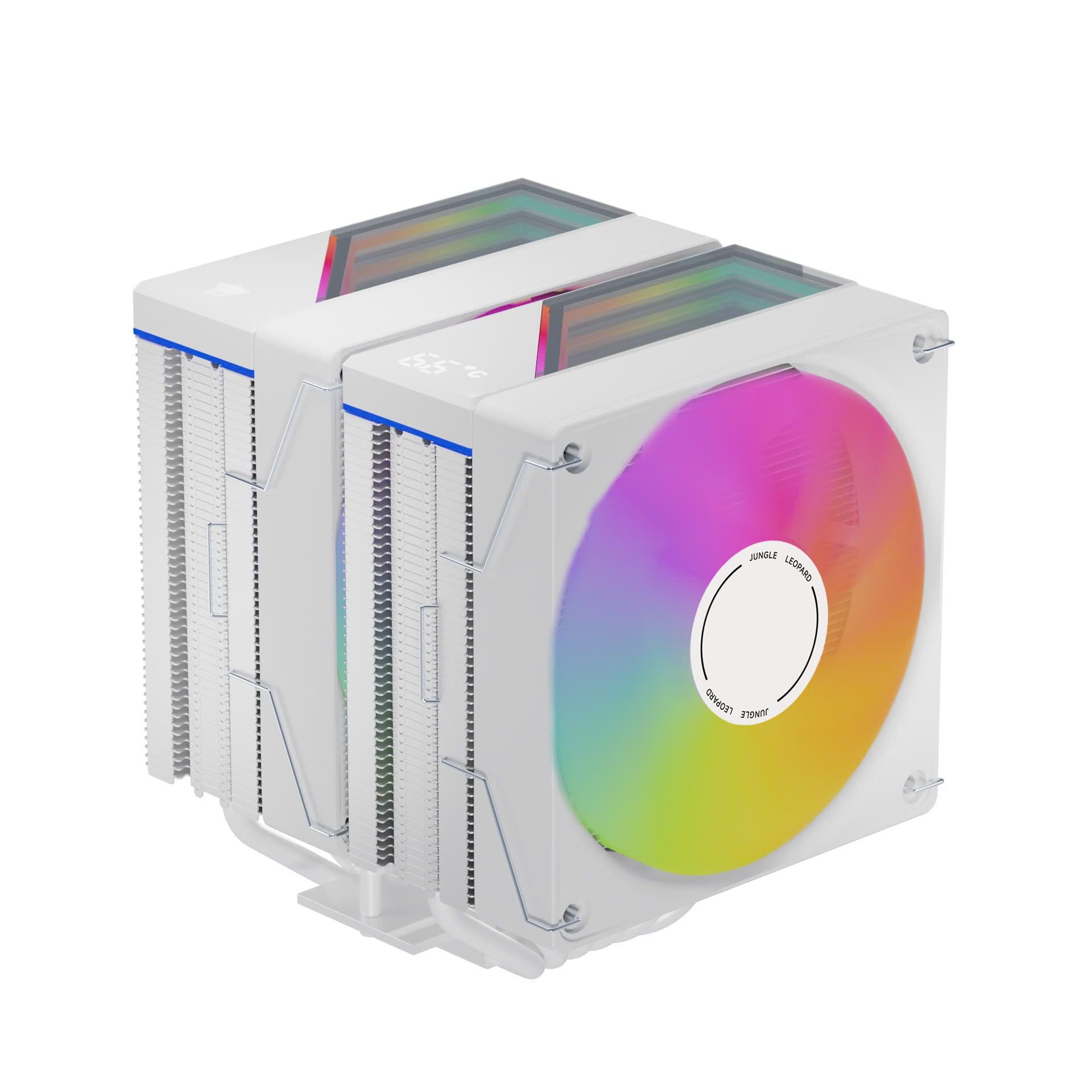Tản nhiệt khí Leopard KF620 DGT Led ARGB | Trắng, 2 tháp