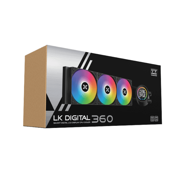  Tản nhiệt nước Xigmatek LK360 | ARGB Display, Đen 