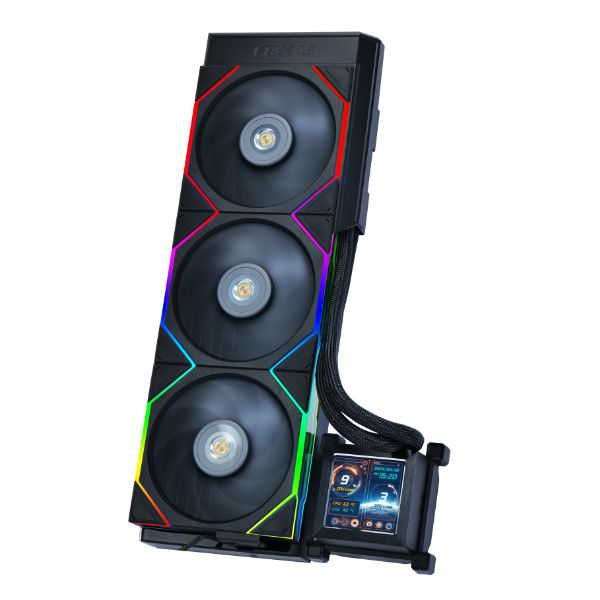  Tản nhiệt nước LianLi HydroShift LCD 360TL | Black, fan viền ARGB 