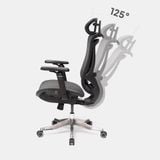  Ghế công thái học Ergonomic Hyperwork Airy Pro - Đen | Lưới Flow Mesh, Tay 6D, Piton Class 4, Móc treo áo 