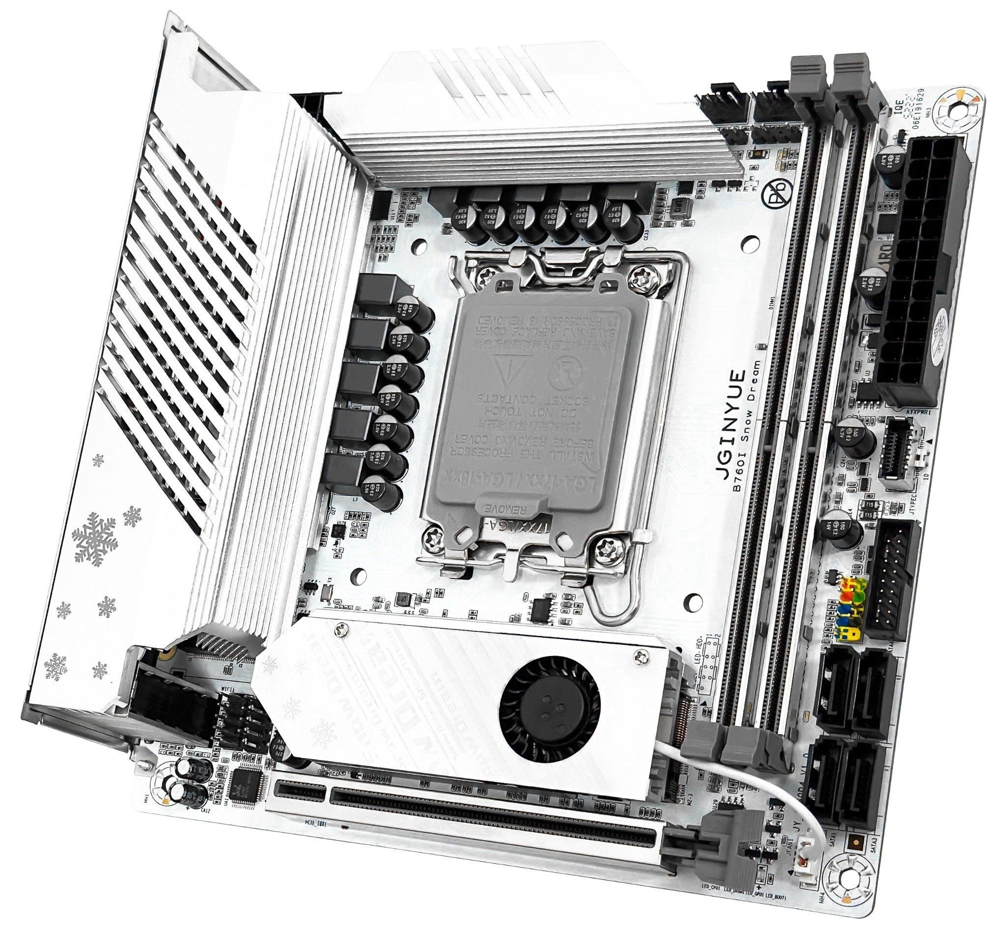 jginyue B760i Snow Dream D4 マザーボード JGINYUE B760I Snow Dream D4 motherboard - Intel LGA1700