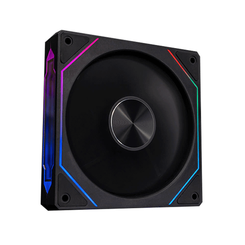 Quạt tản nhiệt PC Leopard Prism 4Rs | Fan lẻ 120mm, RGB, Gió ngược, Đen