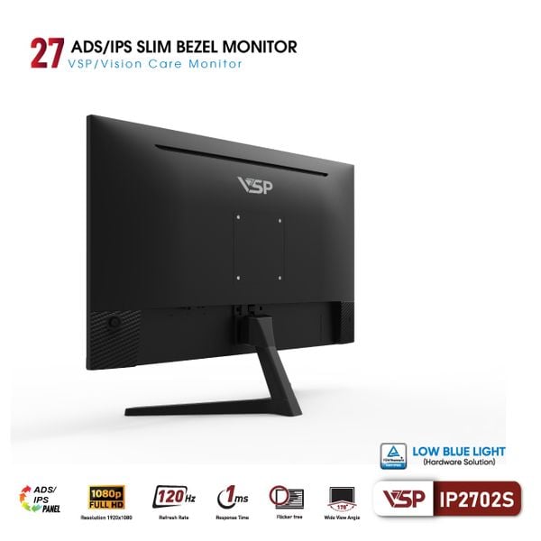  Màn hình Văn phòng VSP IP2702S | 27 inch, FHD, 120Hz, IPS 
