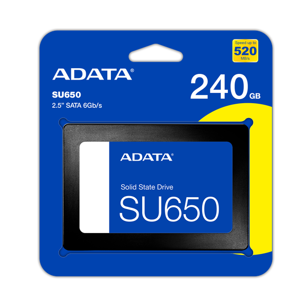  Ổ cứng SSD ADATA SU650 2TB | SATA III, 2.5" (ASU650SS-2TT-R) 