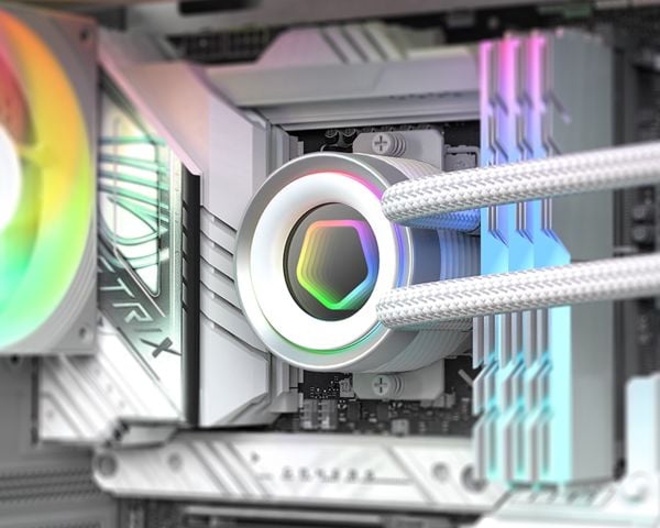  Tản nhiệt nước ID-Cooling FX240 INF White | ARGB, Trắng 
