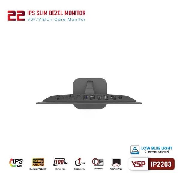  Màn hình Văn phòng VSP IP2205F | 22 inch, FHD, 100Hz, IPS, speaker 