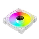  Quạt tản nhiệt PC Coolmoon TY1 RGB | Fan lẻ 120mm, ARGB, Trắng 
