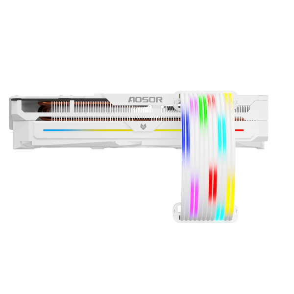  Dây cáp nguồn nối dài Coolmoon Aosor  GPU-28 Led ARGB | 2x8 pin, kèm HUB khiển SK3 