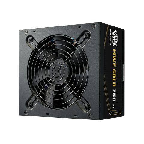 Nguồn máy tính Cooler Master MWE 750W Gold V3 | Cáp liền, ATX 3.1 (MPE-7501-ACABW-3BEU)