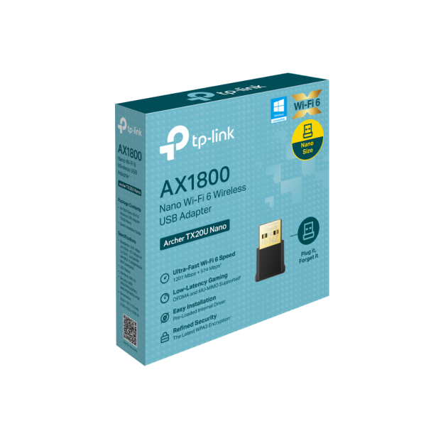  USB WiFi 6 TP-Link Archer TX20U Nano AX1800 