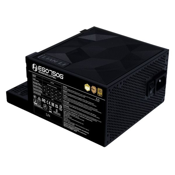  Nguồn máy tính LianLi EDGE 750W Gold (Không Kèm HUB) (PSULLEG750B.EU) - Đen | Full Modular, ATX 