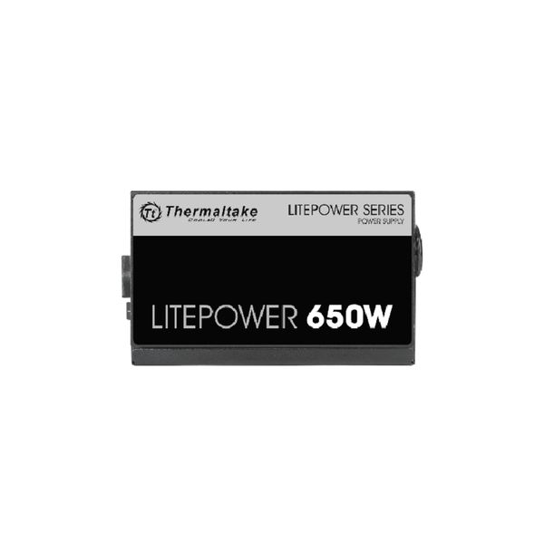  Nguồn máy tính Thermaltake Litepower 650W (PS-LTP-0650NPCNEU-2) - Đen | Non Modular, ATX 