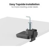  Giá treo màn hình Brateck LDT69-C012 - Black | 17 - 49 inch; USB-C x1, USB-A x1 