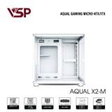  Thùng máy Aqual X2-M | Micro-ATX, Trắng 