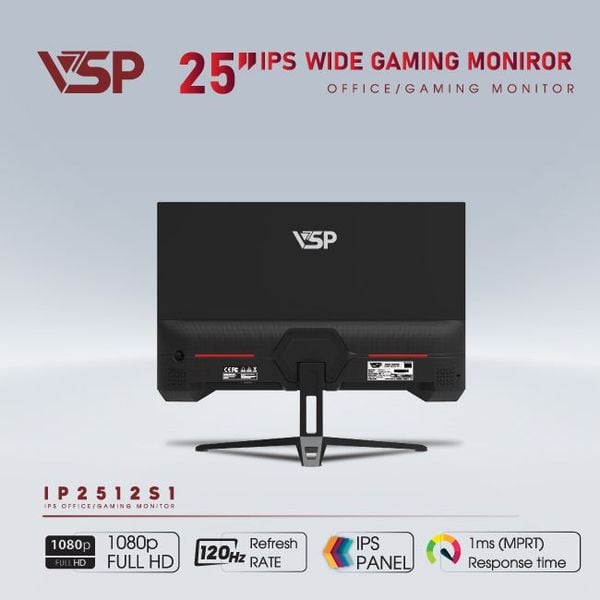  Màn hình Văn phòng VSP IP2512S1 | 25 inch, FHD, 120Hz, IPS 