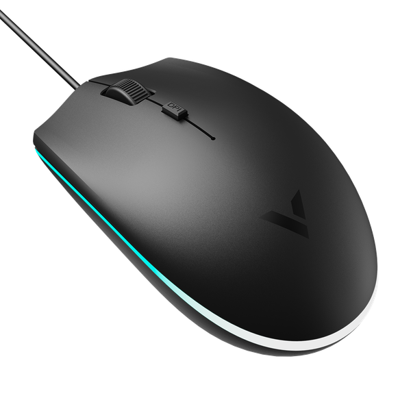  Chuột gaming Rapoo V11s | Có dây, 1600 DPI, 110g, RGB, Đen 