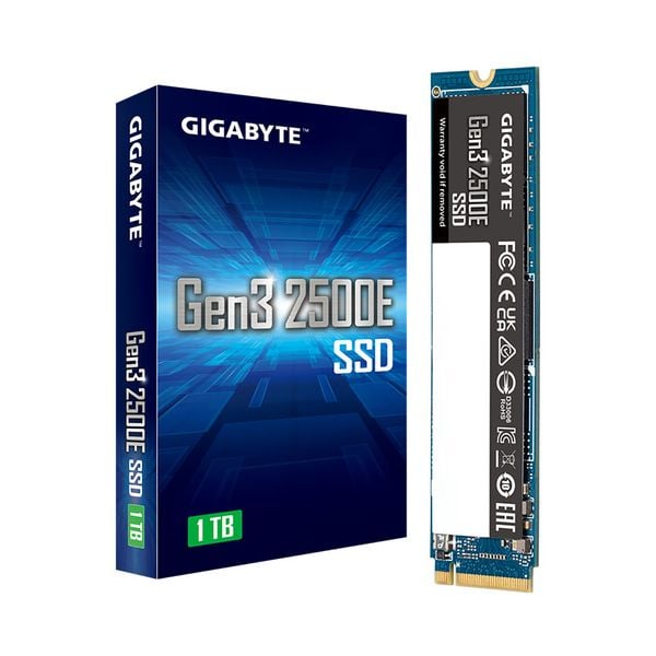  Ổ cứng SSD Gigabyte 2500E 1TB | PCIe Gen3 x4 NVMe, M.2 2280 (G325E1TB G10) 