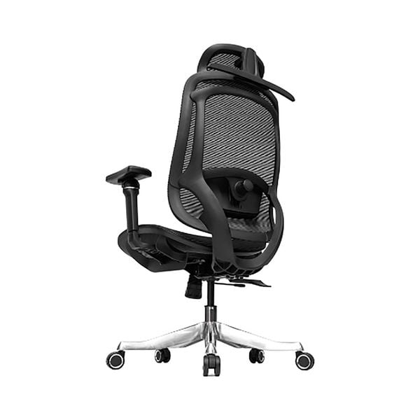  Ghế công thái học HYPERWORK Airy Pro | Đen, 150kg, Chân xoay, Lưng lưới 
