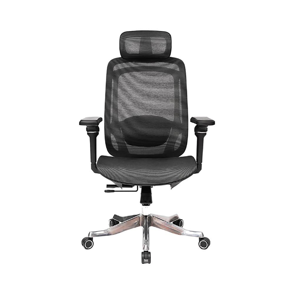 Ghế công thái học Ergonomic Hyperwork Airy Pro - Đen | Lưới Flow Mesh, Tay 6D, Piton Class 4, Móc treo áo