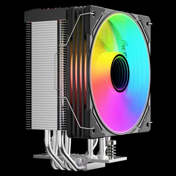  Tản nhiệt khí CoolMoon GT400 | ARGB Display, Đen 