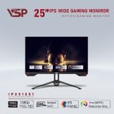  Màn hình VSP IP2512S1 | 24.5 inch, Full HD, IPS, 120Hz, 1ms, phẳng, đen 